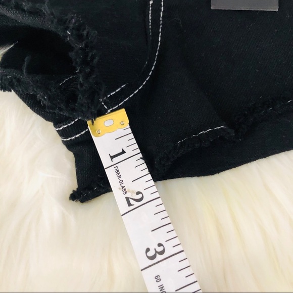 Carmar Denim Size 25 Side Zip distressed shorts - Picture 7 of 11